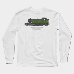 Ex-GWR Small Prairie Class 4575 Tank Locomotive Number 5552 Long Sleeve T-Shirt